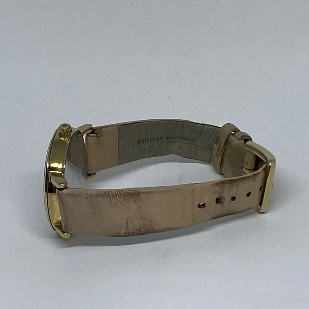 Kate Spade 0005 Women's Sand Leather Analog White Dial Quartz Wrist Watch BP713